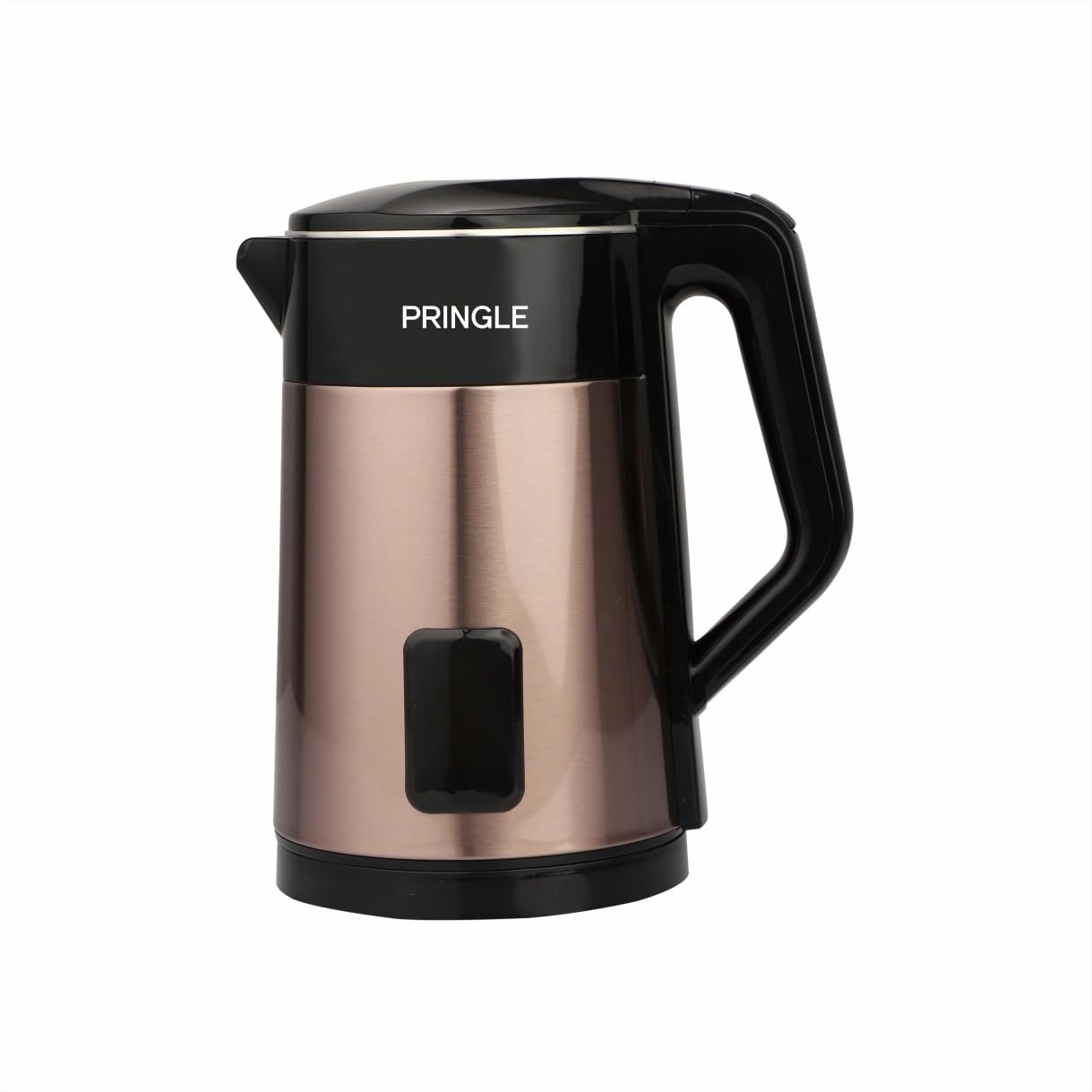 Pringle Electric Kettle Double Wall 2L - AQUA 1500W with Boil Dry Protection & Auto-Shut Off| Inbuilt SS Filter Sieve, Concealed Heating Element| 360 Deg Cordless Base, - Copper