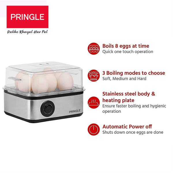 Electric Egg Boiler Automatic Cooker Rapid Egg Boiler Breakfast Machine 2  Eggs