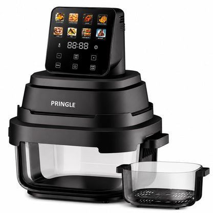AirClear Glass Air Fryer 5.5L | Dual Bowl | 1500W | 8 Cooking Modes
