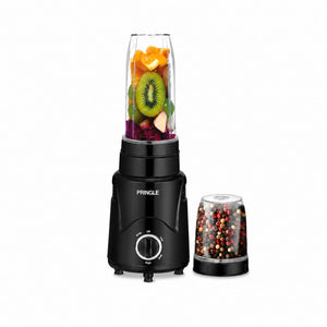 Alexa Nutri Blender 450W | Smoothie Maker & Mixer Grinder | 2 Jars | Sipper & Storage Lids | Dual Blade System | Black (AlexaPro_NB_2Jar)