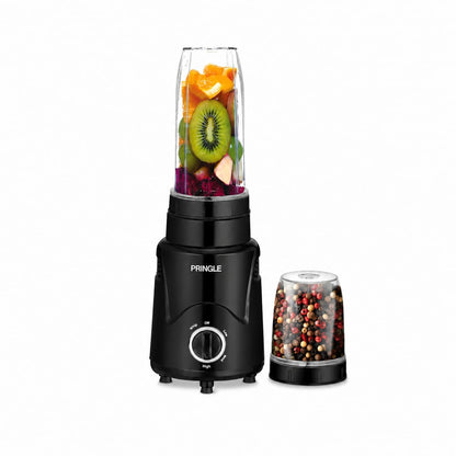 Alexa Nutri Blender 450W | Smoothie Maker & Mixer Grinder | 2 Jars | Sipper & Storage Lids | Dual Blade System | Black (AlexaPro_NB_2Jar)