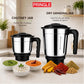 Bolt 550W 2 Jar Mixer Grinder | 2 SS Jars | SS Blades | 2 Yr Warranty | Black Silver