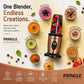 High Speed Nutri Blender 600W 22000 RPM | 3-in-1 Grind Mix Blend | 100% Copper Motor | SS Blades | 2 Unbreakable Jars | Copper