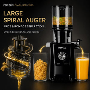 Nutri Flow 200W Cold Press Slow Juicer|108mm Mega Hopper|95% Yield