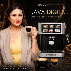 Java Digital Espresso Coffee Machine | 20 Bar | Hot & Cold Brew