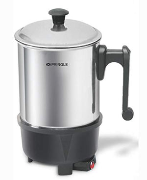 Pringle Stainless Steel Electric Multipurpose Heating Mug/Kettle 300Watt Capacity 900ml With 6 Months Onsite Warranty