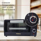 OTG 12 DLX 10L Oven Toaster Griller 1000W | Toasting & Grilling Functions | Black