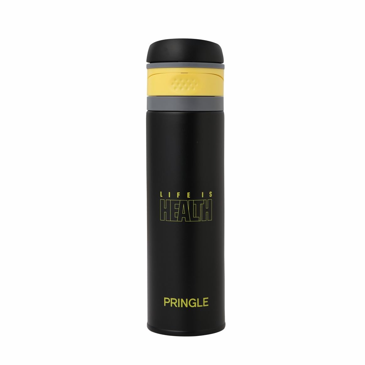 Pringle Athena 500Ml Hydrosteel Bottle | Stainless Steel Vacuum Insulated Flask 500ml| Hot and Cold Water Bottle | Double Walled Bottle for Home, Office, Travel - Black