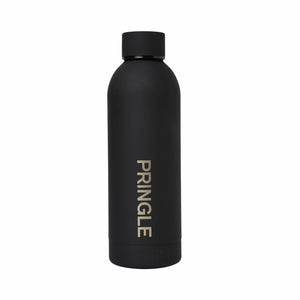 Pringle Como Hydrosteel Bottle | Stainless Steel Vacuum Insulated Flask 500ml| Hot and Cold Water Bottle | Double Walled Bottle for Home, Office, Travel – Black