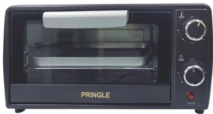 PRINGLE OTG12 DLX 10L Oven Toaster Griller, Cake Baking, Grilling, Toasting, OTG, 1000 Watts, (Black)