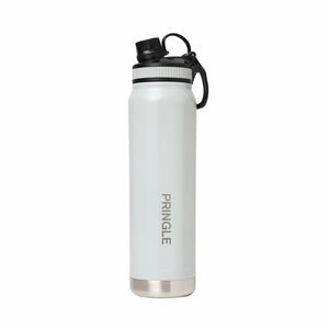 Pringle Brizo 800ml sports water bottle | Hydrosteel Stainless Steel Vacuum Flask: Leak-Proof | Sipper Bottle with Secure Lid & Large Capacity | Ideal for, Office, Gym, Travel (Grey)