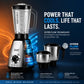 Soul 3 Jars Mixer Grinder 650W  | 45 Min Non Stop Running | 2 SS Jars, 1 Juicing Jar | SS Blades | 5 Yr Onsite Warranty | (Soul_MG_3Jar_Black)