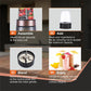 Nutri Blender Juicer Mixer Grinder & Chopper | 600W Full Copper Motor | 2 Unbreakable Jars with Chopper