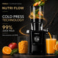 Nutri Flow 200W Cold Press Slow Juicer|108mm Mega Hopper|95% Yield
