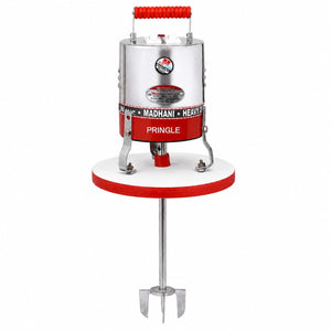 Pringle Electric Madhani 125W | Copper Winding Motor | Double Ball Bearing | Lassi, Buttermilk & Curd Blender Bilona | Valona Machine | Handheld Mixer for Home Use | Wooden Plate | 1 Yr Warranty