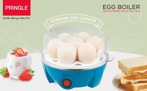 Pringle egg boiler 350 Watts EB 02 Egg Boiler |Boils up to 07 Eggs at a time | Poach Eggs, Cook Vegetable & Boil Egg|3 Boiling Modes| 6 months Product Warranty