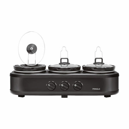 Electric Slow Cooker 4.5L (1.5L x 3 Pots) by Pringle Homeware - product image