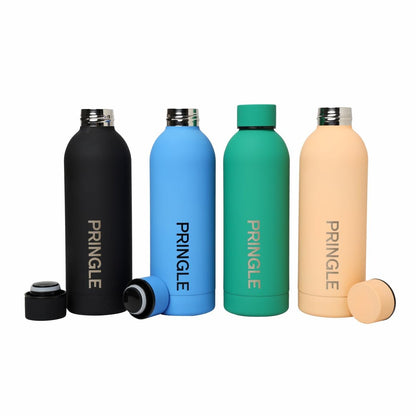 Pringle Como 4pcs Hydrosteel Bottle | Stainless Steel Vacuum Insulated Flask 500ml| Hot and Cold Water Bottle | Double Walled Bottle for Home, Office, Travel – Assorted