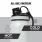 Pringle Brizo 800ml sports water bottle | Hydrosteel Stainless Steel Vacuum Flask: Leak-Proof | Sipper Bottle with Secure Lid & Large Capacity | Ideal for, Office, Gym, Travel (Grey)