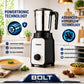 Bolt 550W 2 Jar Mixer Grinder | 2 SS Jars | SS Blades | 2 Yr Warranty | Black Silver