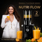 Nutri Flow 200W Cold Press Slow Juicer|108mm Mega Hopper|95% Yield