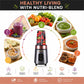 Nutri Blender Juicer Mixer Grinder & Chopper | 600W Full Copper Motor | 2 Unbreakable Jars with Chopper