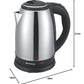 Pringle Cordless Electric Kettle | Superfast Boiling | 1.5 Litres | EK-600 Dlx *Hero, Black Silver