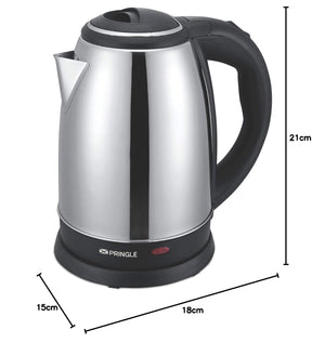 EK600 Dlx Cordless Electric Kettle | Superfast Boiling | 1.5 Litre | Black Silver