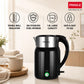 Haden Electric Kettle Double Wall 1.8L With SS 304-1500W with Keep Warm Function, Boil Dry Protection & Auto-Shut Off (Black)