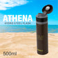 Pringle Athena 500Ml Hydrosteel Bottle | Stainless Steel Vacuum Insulated Flask 500ml| Hot and Cold Water Bottle | Double Walled Bottle for Home, Office, Travel - Black (Brown)