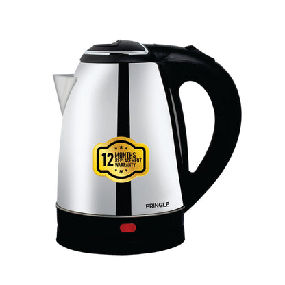 Pringle Nexxa Electric Kettle 1.8 Litre 1500W for Tea and Coffee in Home and Office Cordless (Stainless Steel) 12 Months Replacement Warranty