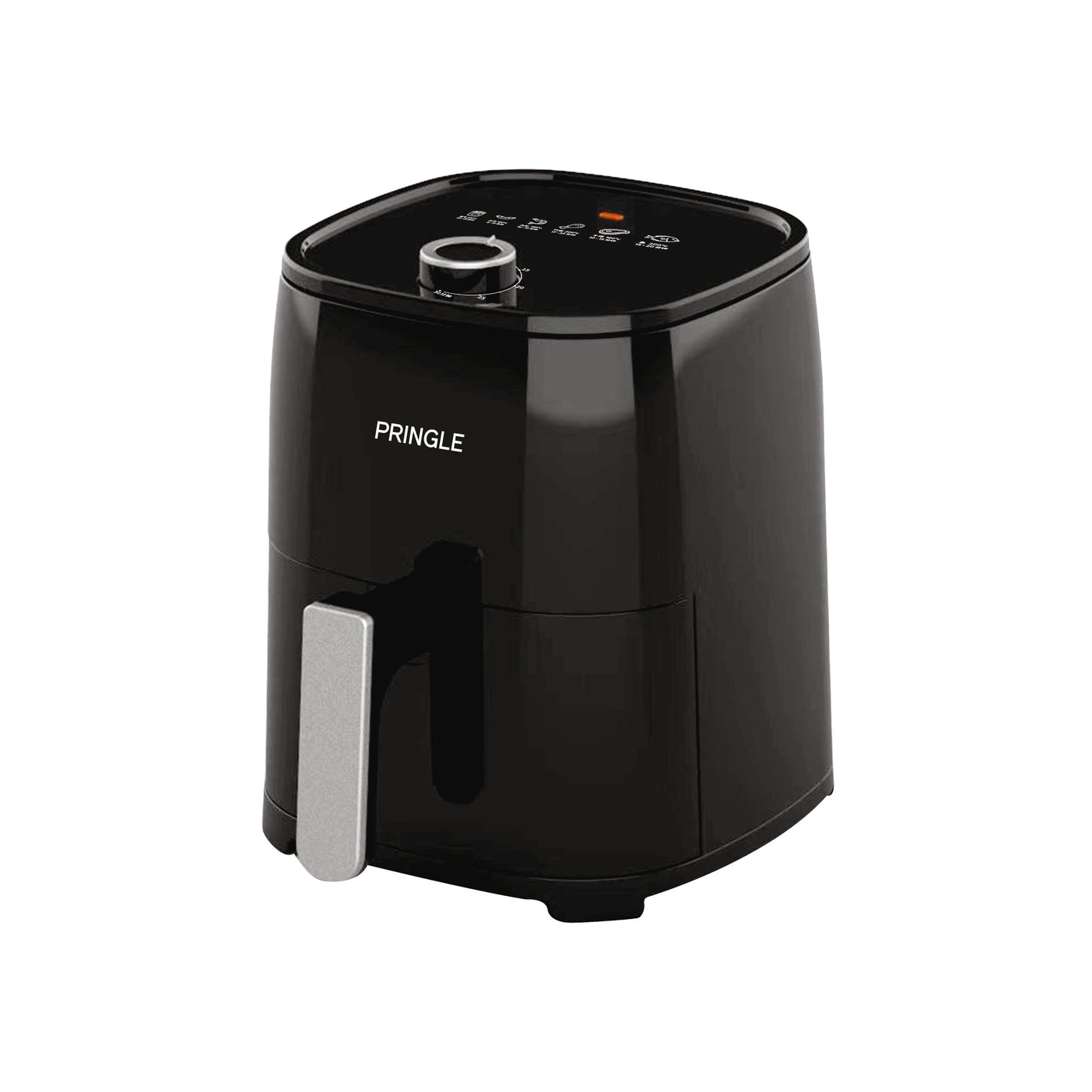 Pringle AF1408 Manual Air Fryer 3.2L For Home With Timer Control Fry, Grill, 360° High Speed Air Circulation Technology 1250 W with Non-Stick 3.2 L Basket- Green