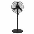 Sprint 16 Inch Pedestal Fan | 400 mm | 105W High Speed Air Delivery | Adjustable Height | 3 Blade | 3 Speed Control | 2 Yr Warranty on Motor | Black