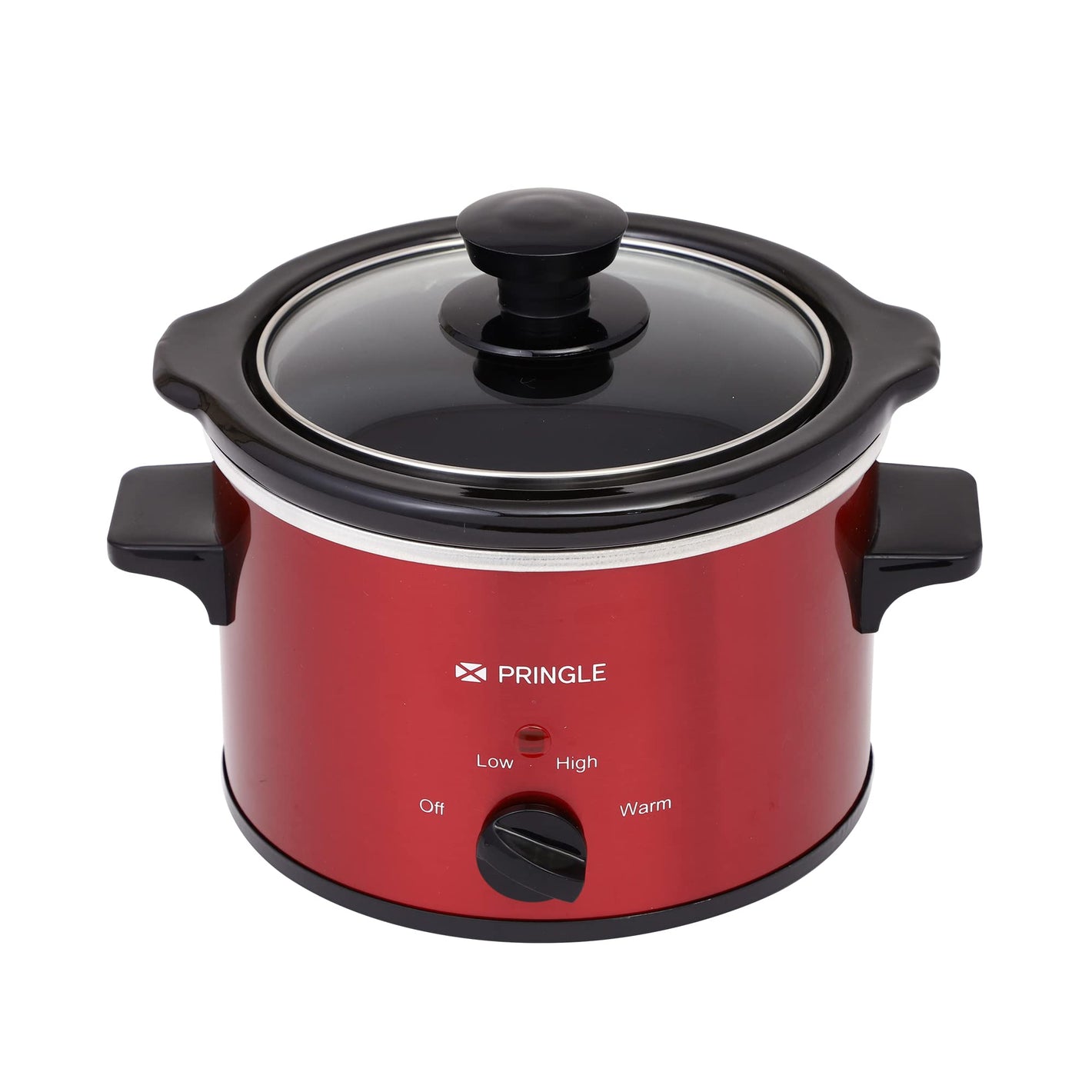 Pringle Electric Single Slow Cooker | Ceramic Pot with Glass Lid | Copper Color FW 1810 - Capacity 1.5L- 1 Year Onsite Warranty