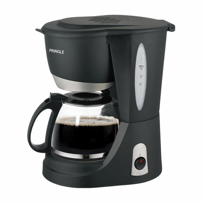 PRINGLE Mocha 4 cup Drip Coffee Maker/Coffee Machine 650W with Anti Drip and Keep Warm Functions- Black