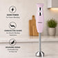 Pringle HB108 DLX Hand Blender | 300W Motor | Stainless Steel Blades | Penta Flow Technology | Detachable Stem | One-Touch Operation | Ideal for Smoothies, Soups, Purees & Baby Food | Pink