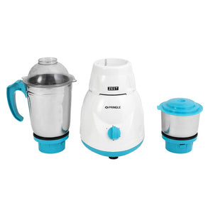 Zest 550 Watt Juicer Mixer Grinder with 2 Jars for Grinding, Mixing, Juicing with Powerful Motor | 2 Years Warranty On Motor (Blue)