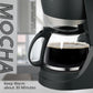 Mocha 4 Cup Drip Coffee Maker | 650W | 600 ml Capacity | Anti-Drip & Keep Warm Function | Auto Pause Feature