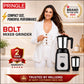 Bolt 550W 2 Jar Mixer Grinder | 2 SS Jars | SS Blades | 2 Yr Warranty | Black Silver