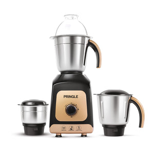 Pringle Thunder DLX 700Watt Juicer Mixer Grinder with 3 Jars for Grinding, Mixing, Juicing with Powerful Motor | 5 Years Warranty - Color - Copper