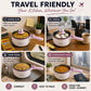 Multi-Functional Electric Pan MEP 1001 | 700W Power | 1L Capacity | Non-Stick Coating (MEP_1001_Pink)