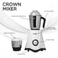 Pringle 2 Jar Mixer Grinder| 500W Powerful Motor | [ISI] Certified | 304 Grade SS Blade| 2 SS Jars Liquidizing Jar (1 Litres) Chutney Jar (0.4 Litres)3 Speed Options with Whip (1 Year Warranty)