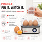 2-in-1 Egg Boiler & Poacher 550W | 3 Boiling Modes | SS Body | Auto Shut-Off