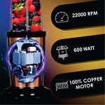 Pringle High Speed Nutri Blender 600W 22000 RPM by Pringle Homeware - front view