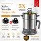 1.5L MultiChef Multi Kettle 3-in-1 Multipurpose Cooker | Egg Boiler, Steamer & Idli Maker | Stainless Steel Stand | 1350W | Silver (Multichef_Steamer_1.5)