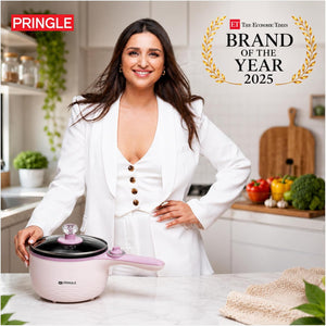 Multi-Functional Electric Pan MEP 1001 | 700W Power | 1L Capacity | Non-Stick Coating (MEP_1001_Pink)