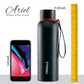 Pringle 520ml Thermosteel Bottle, Black | 24 Hours Hot and Cold | Easy to Carry | Rust & Leak Proof | Tea | Coffee | Office| Gym | Home | Kitchen | Hiking | Trekking | Travel Bottle