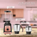 Pringle Thunder Pro 700Watt Juicer Mixer Grinder with 3 Jars for Grinding, Mixing, Juicing with Powerful Motor by Pringle