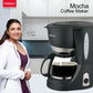 PRINGLE Mocha 4 cup Drip Coffee Maker/Coffee Machine 650W with Anti Drip and Keep Warm Functions- Black