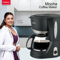 Mocha 4 Cup Drip Coffee Maker | 650W | 600 ml Capacity | Anti-Drip & Keep Warm Function | Auto Pause Feature